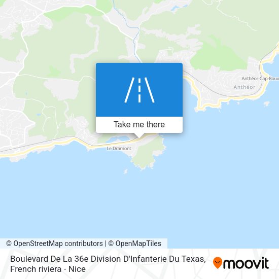 Boulevard De La 36e Division D'Infanterie Du Texas map