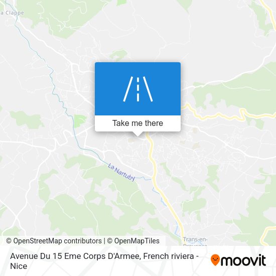 Avenue Du 15 Eme Corps D'Armee map