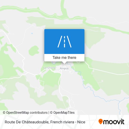 Route De Châteaudouble map