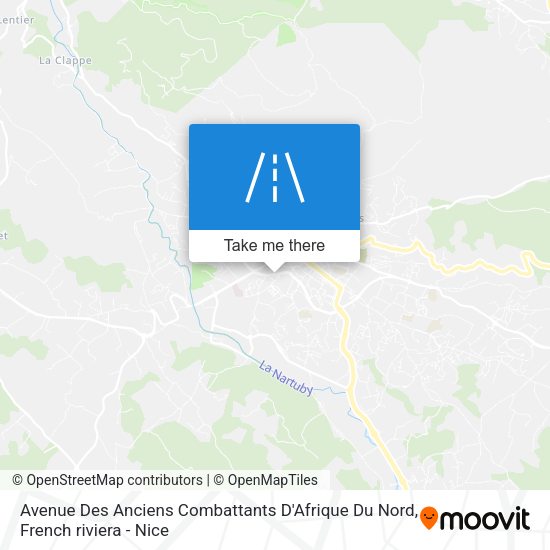 Avenue Des Anciens Combattants D'Afrique Du Nord map