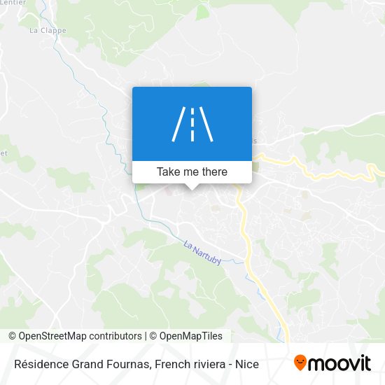 Résidence Grand Fournas map
