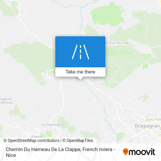 Chemin Du Hameau De La Clappe map