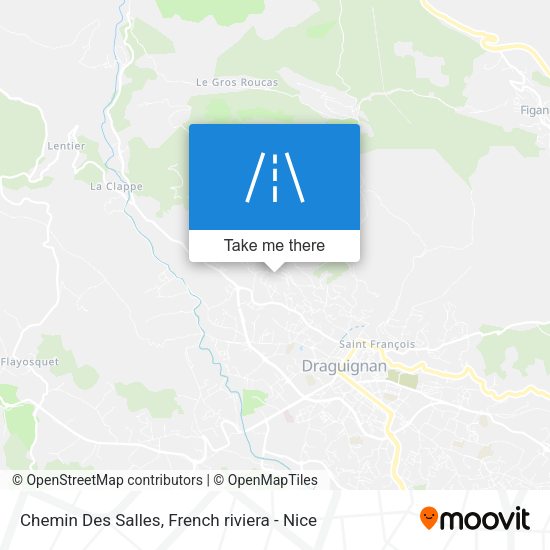 Chemin Des Salles map