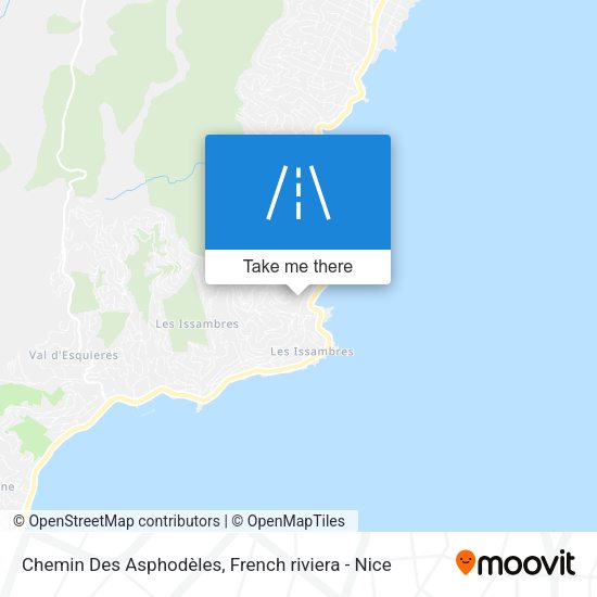 Chemin Des Asphodèles map