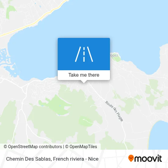 Chemin Des Sablas map