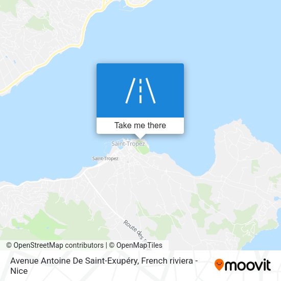 Avenue Antoine De Saint-Exupéry map