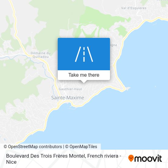 Boulevard Des Trois Frères Montel map