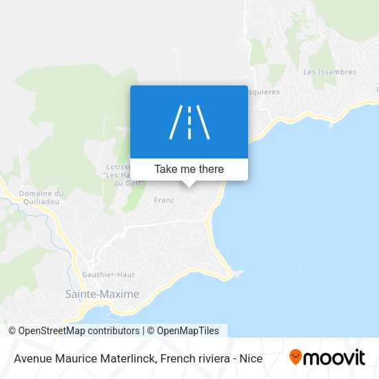 Avenue Maurice Materlinck map
