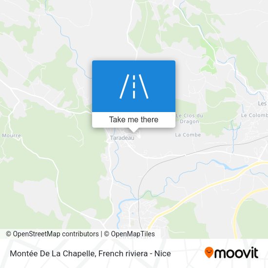 Montée De La Chapelle map