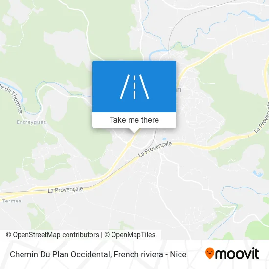 Chemin Du Plan Occidental map