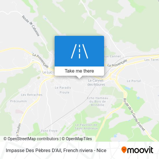 Impasse Des Pèbres D'Ail map