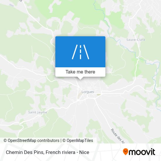 Chemin Des Pins map