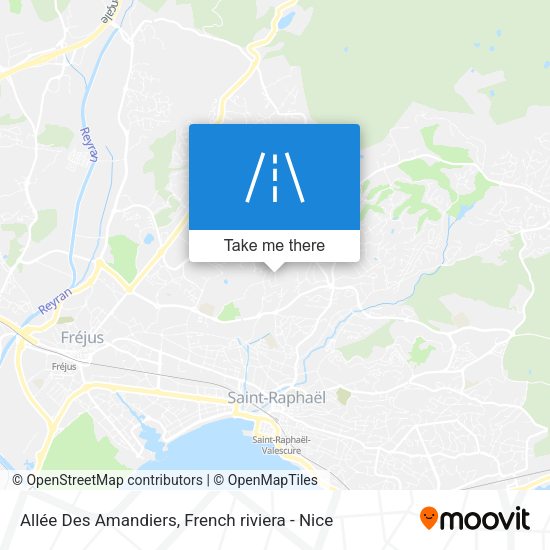 Allée Des Amandiers map