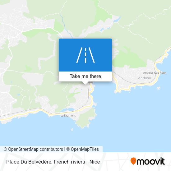 Place Du Belvédère map