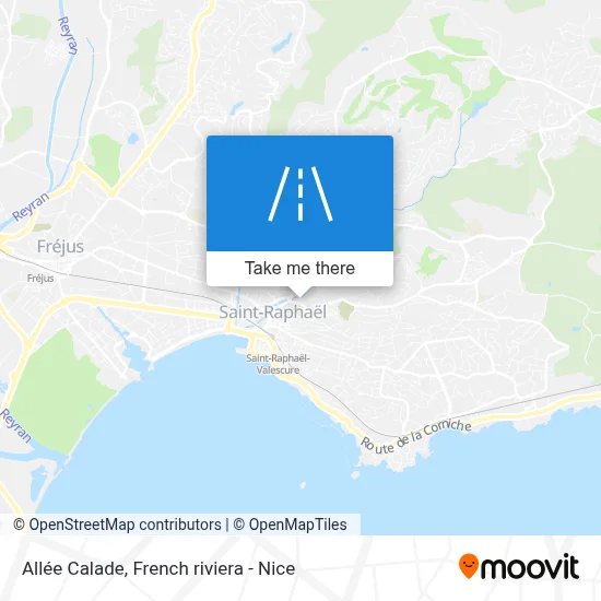 Allée Calade map