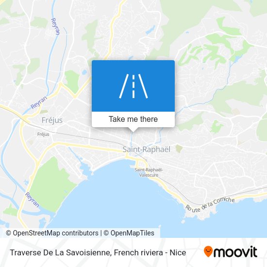 Traverse De La Savoisienne map