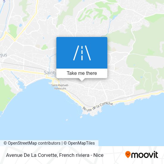 Avenue De La Corvette map