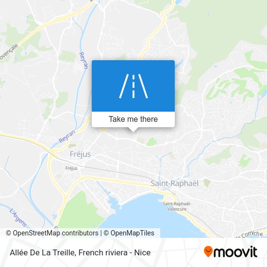 Allée De La Treille map