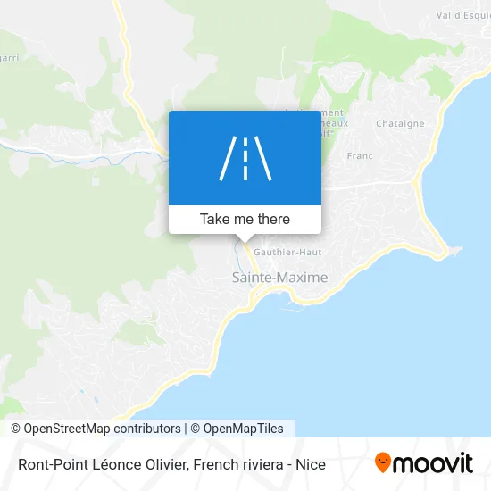 Ront-Point Léonce Olivier map