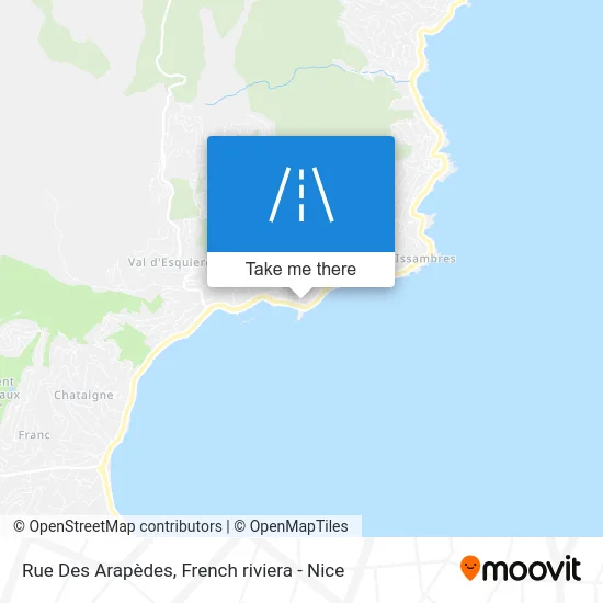 Rue Des Arapèdes map