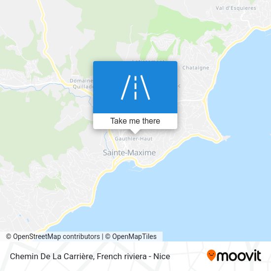 Chemin De La Carrière map