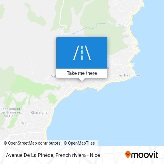 Avenue De La Pinède map