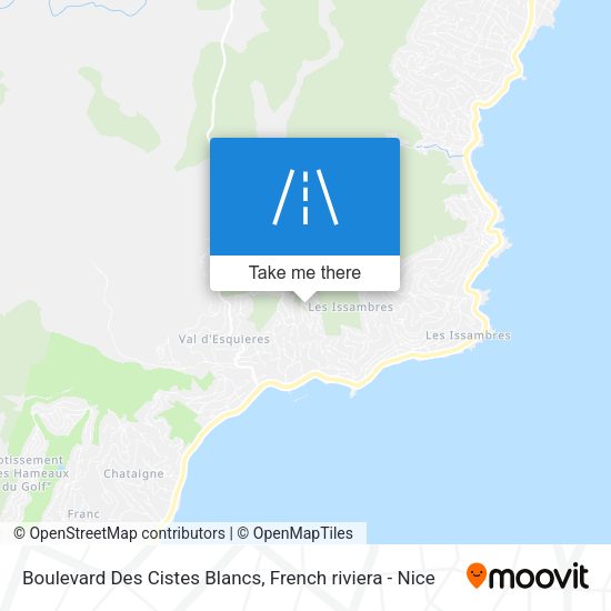 Boulevard Des Cistes Blancs map