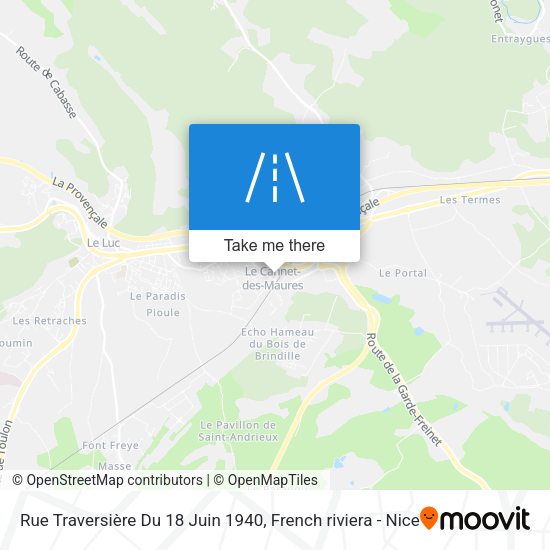 Rue Traversière Du 18 Juin 1940 map
