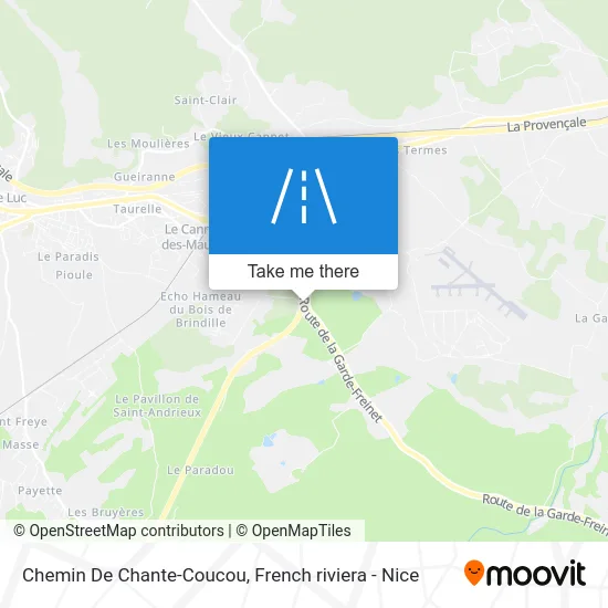 Chemin De Chante-Coucou map