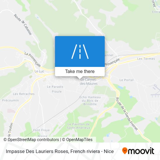 Impasse Des Lauriers Roses map