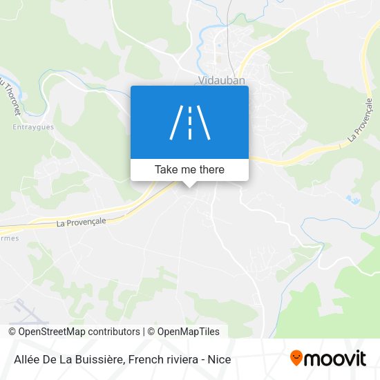 Allée De La Buissière map