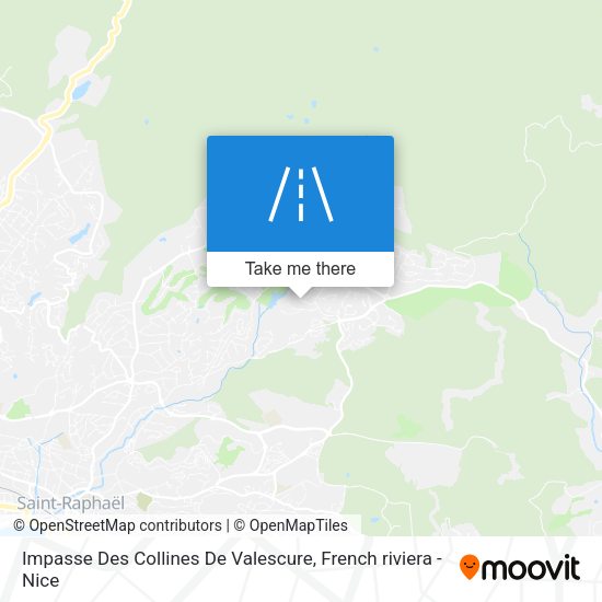 Impasse Des Collines De Valescure map