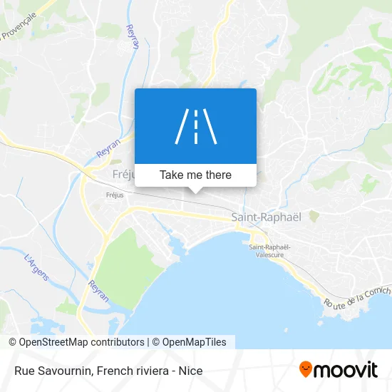 Rue Savournin map
