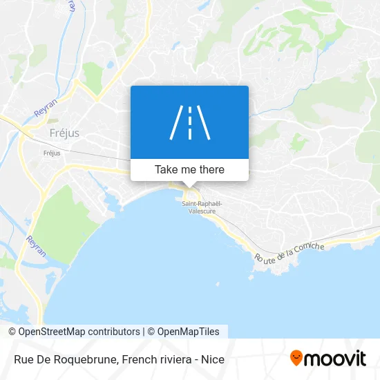 Mapa Rue De Roquebrune