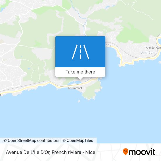 Avenue De L'Île D'Or map