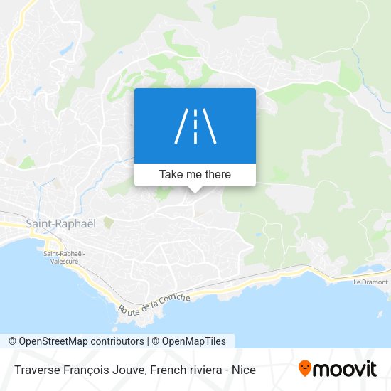 Traverse François Jouve map