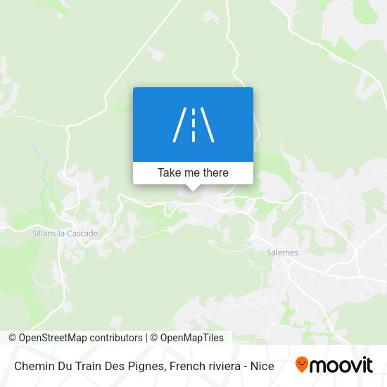 Chemin Du Train Des Pignes map