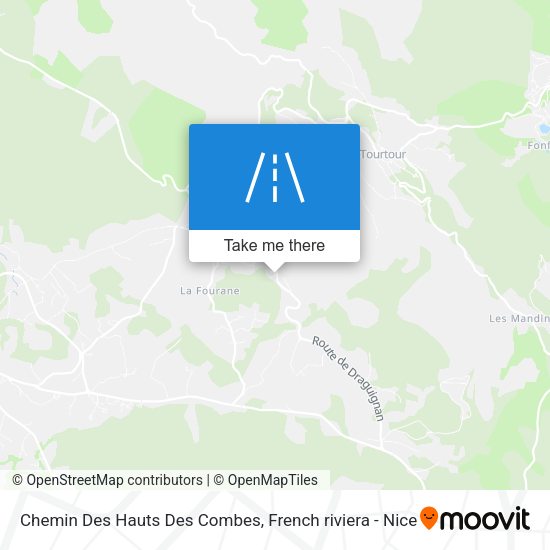 Chemin Des Hauts Des Combes map
