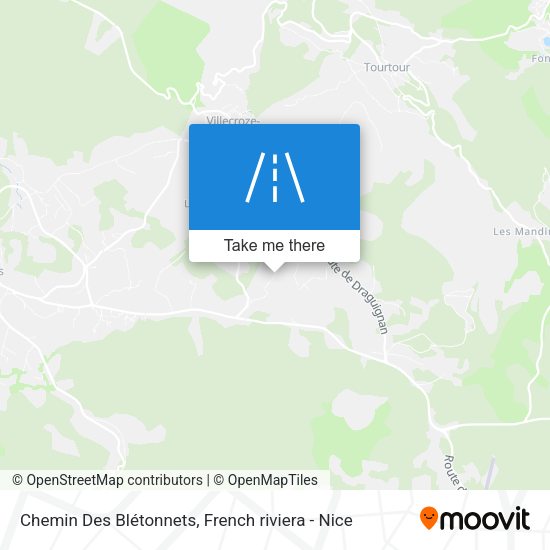 Chemin Des Blétonnets map