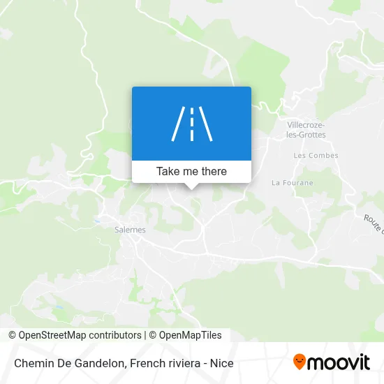 Chemin De Gandelon map