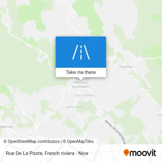 Mapa Rue De La Poste