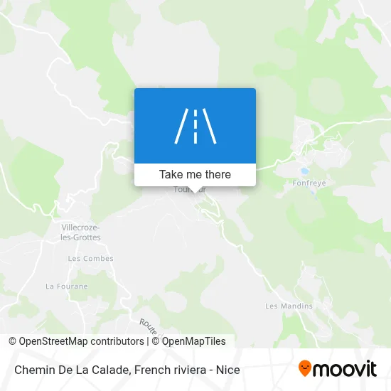 Chemin De La Calade map