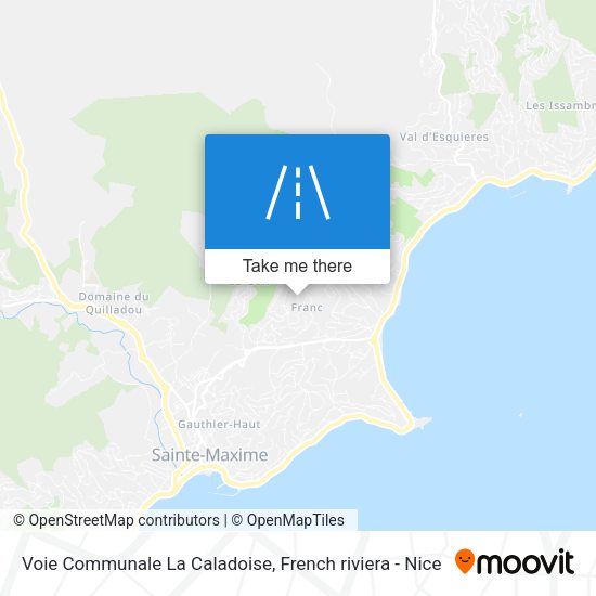 Voie Communale La Caladoise map