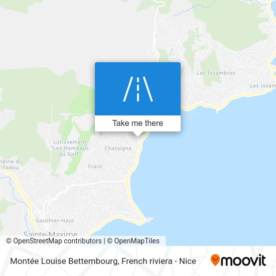 Montée Louise Bettembourg map