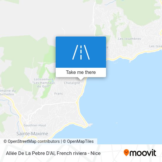 Allée De La Pebre D'Aï map