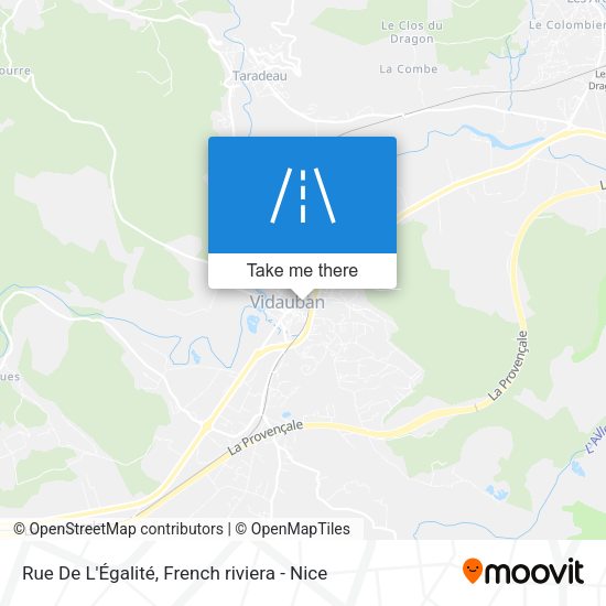 Rue De L'Égalité map