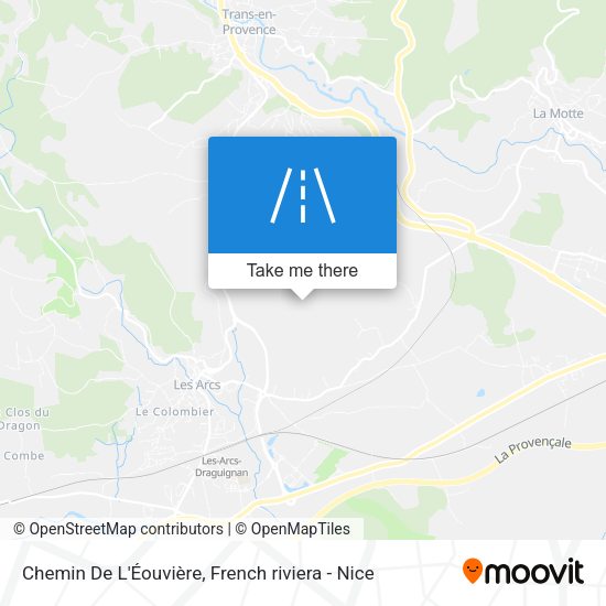 Chemin De L'Éouvière map