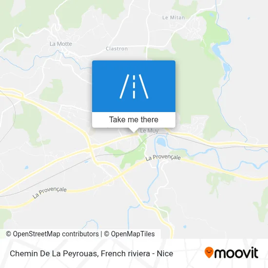 Chemin De La Peyrouas map