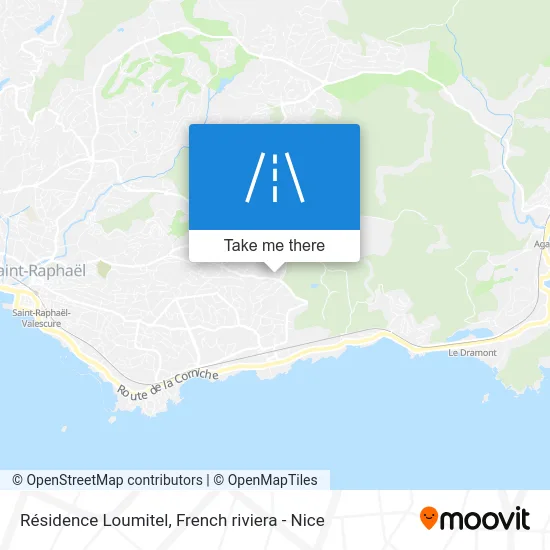 Résidence Loumitel map
