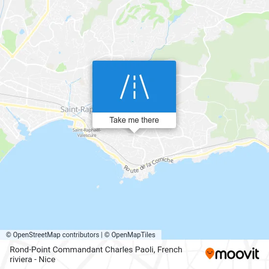 Mapa Rond-Point Commandant Charles Paoli